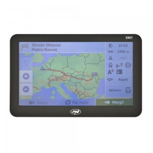 Sistem de navigatie PNI S907 HD, diagonala 7”, Harta iGO Primo Full Europe + actualizari gratuite